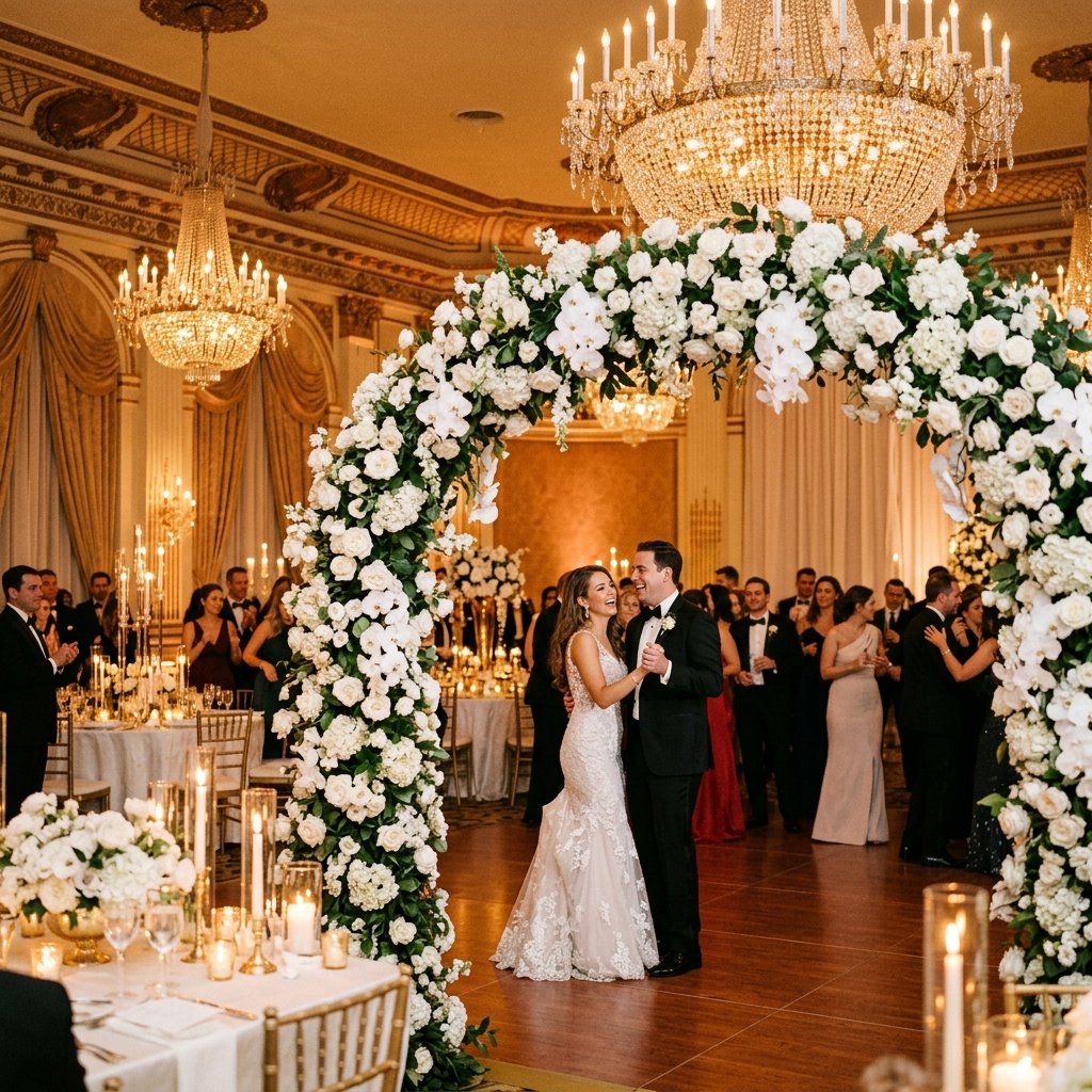 Luxury wedding ceremony